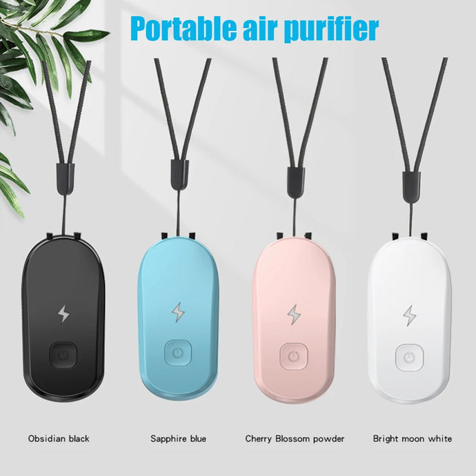 Collier purificateur d'air pour femmes/enfants/adultes, rose Applicable, ioniseur, 100 millions d'ions négatifs, revitalisant d'air