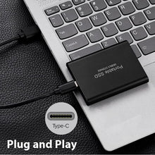 Disque Dur Externe SSD Haute Vitesse Noir
