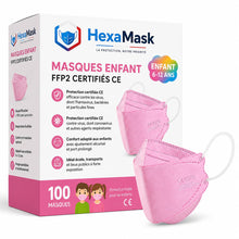 Masques Enfant FFP2 Certifiés CE 100 Masques