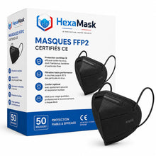 Masques FFP2 Certifiés CE Pack 50 Masques
